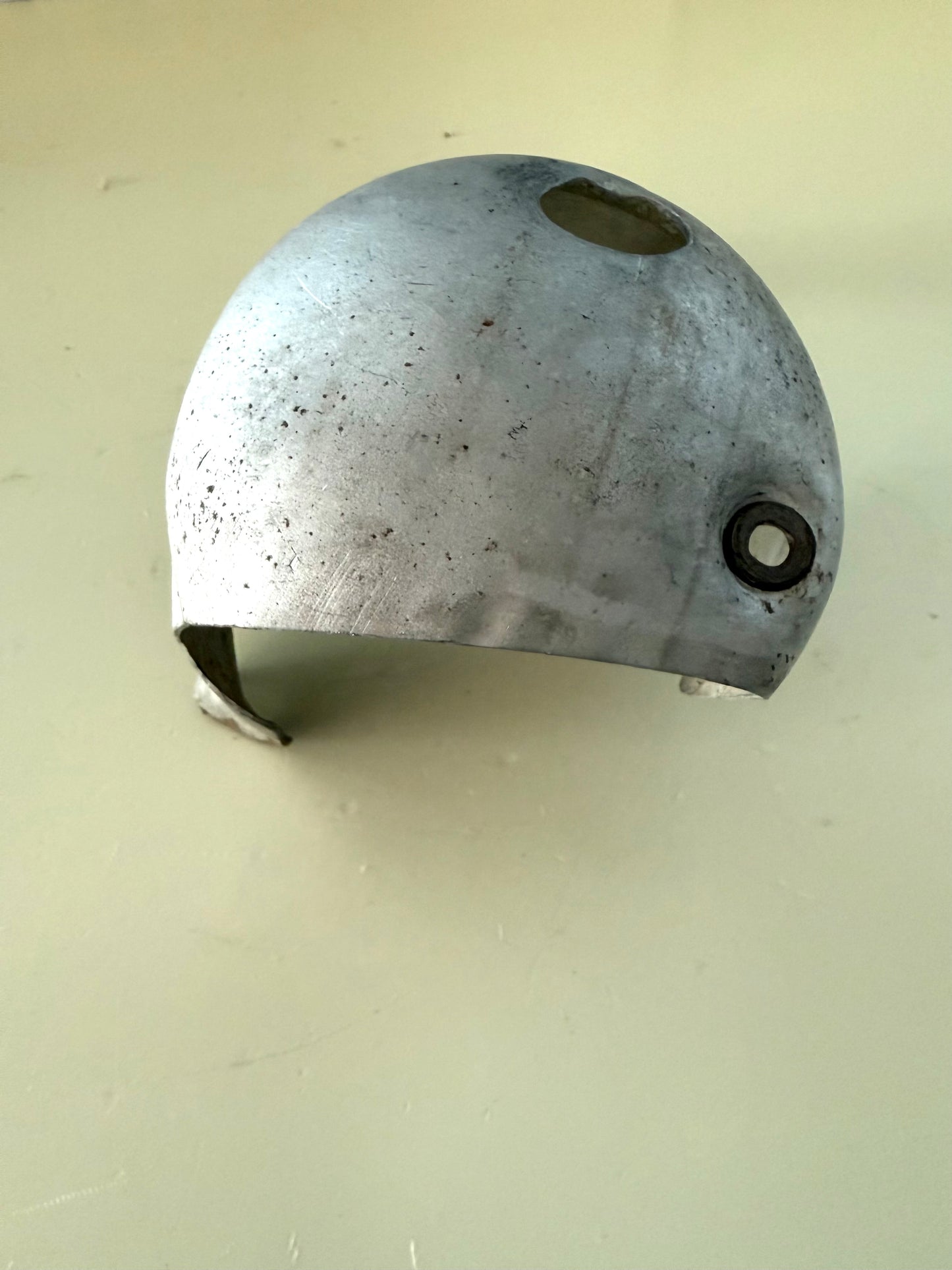 Cuffia in alluminio cilindro Vespa VN1/2 faro basso