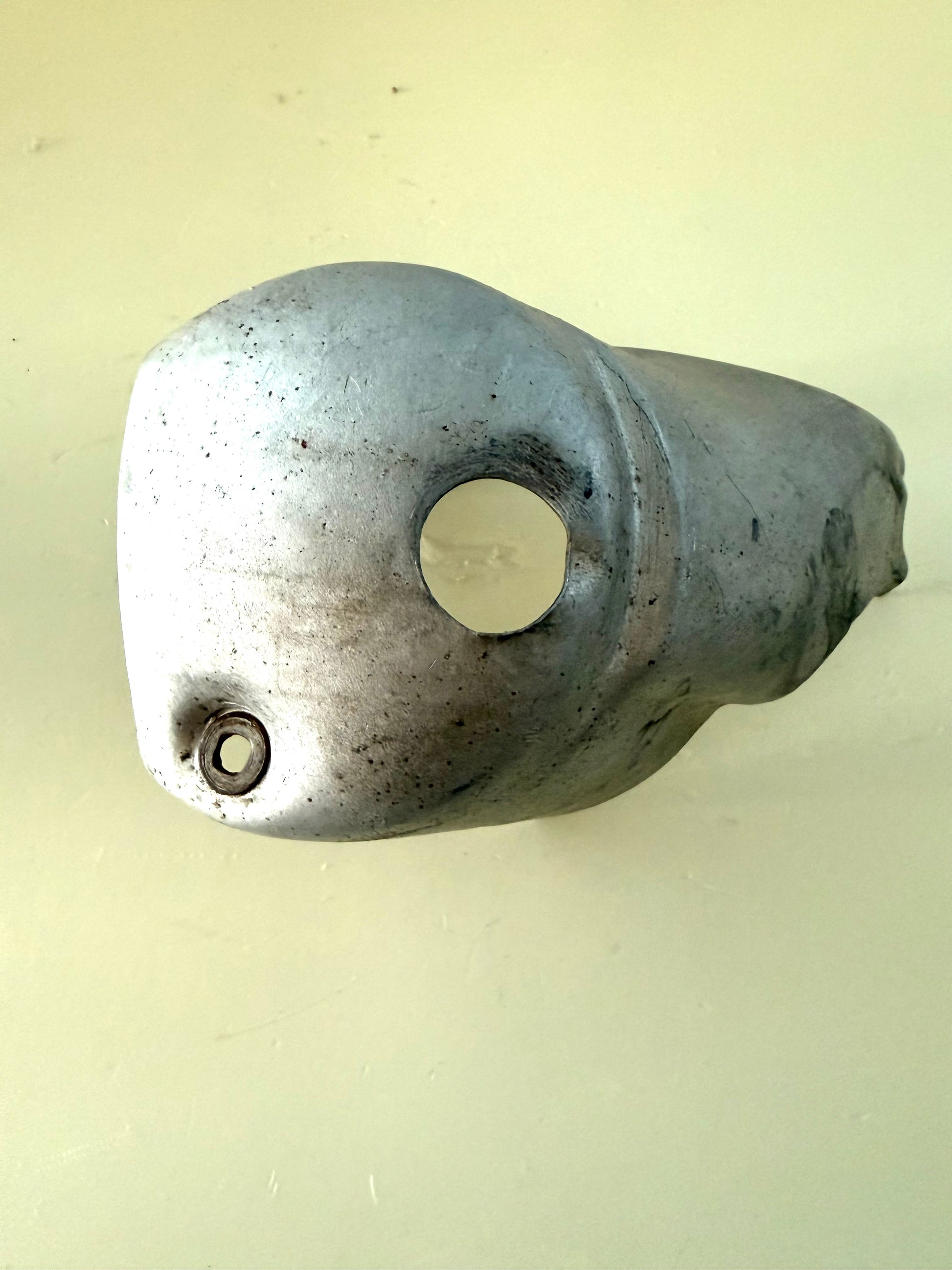 Cuffia in alluminio cilindro Vespa VN1/2 faro basso