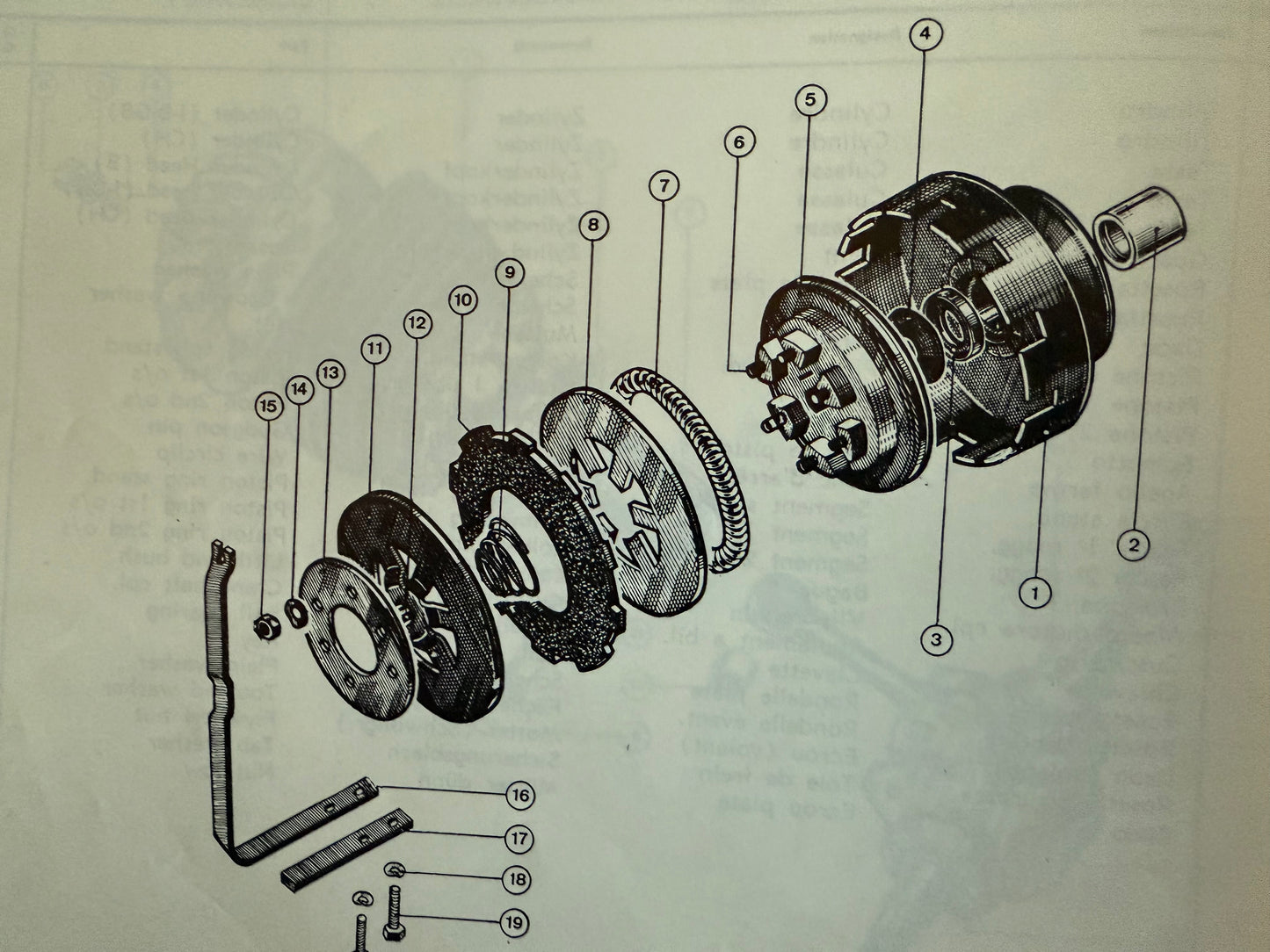Disco frizione Garelli Euromoped 50cc art.480889
