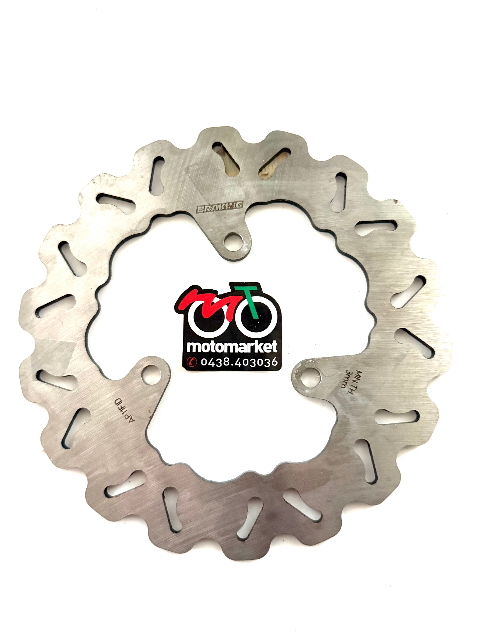 Disco freno a margherita scooter Aprilia-Beta-Piaggio NRG-Gilera Tyhpoon 50cc D.190mm