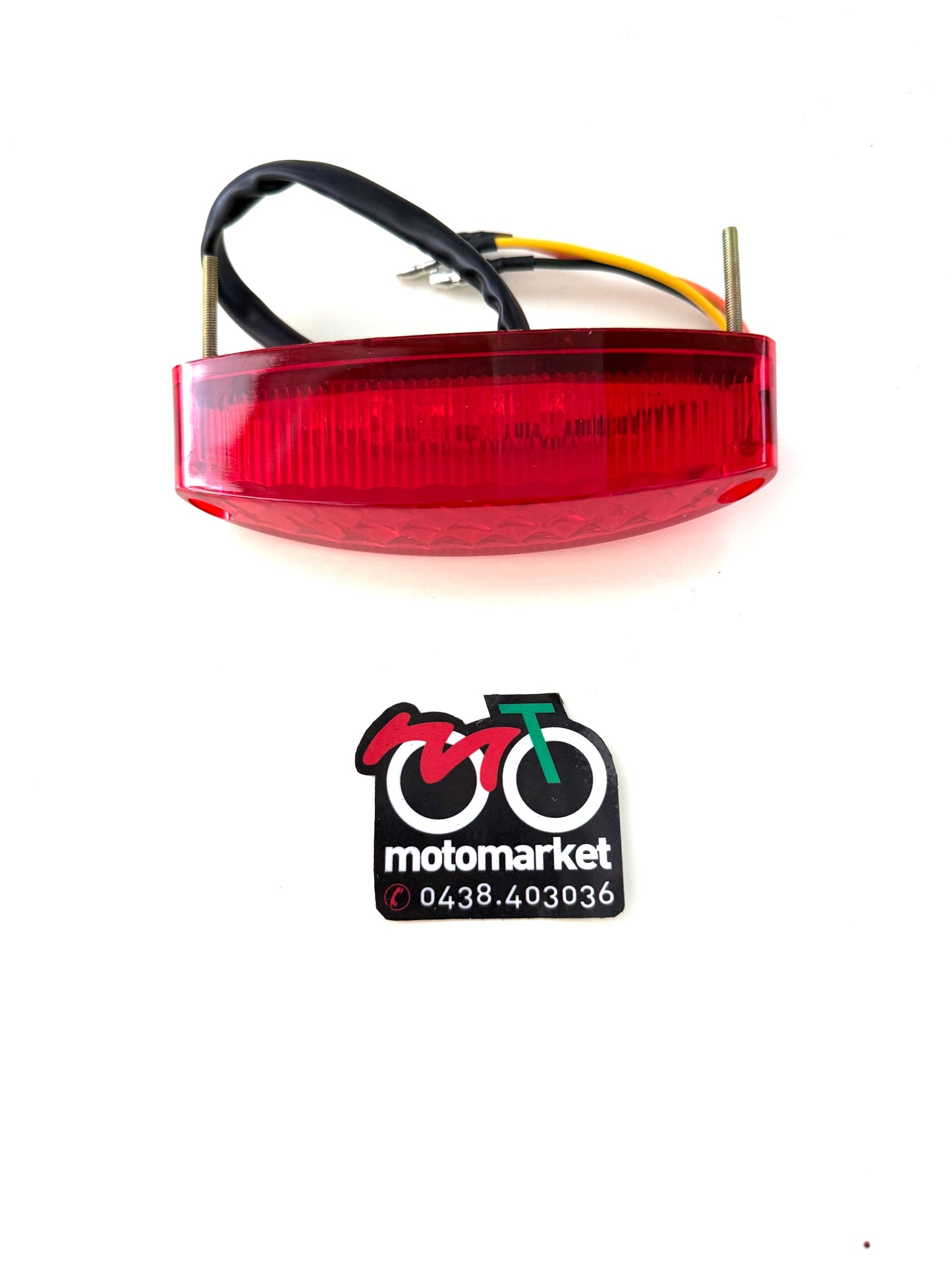 Fanalino posteriore a led senza luce targa moto-scooter art.204412