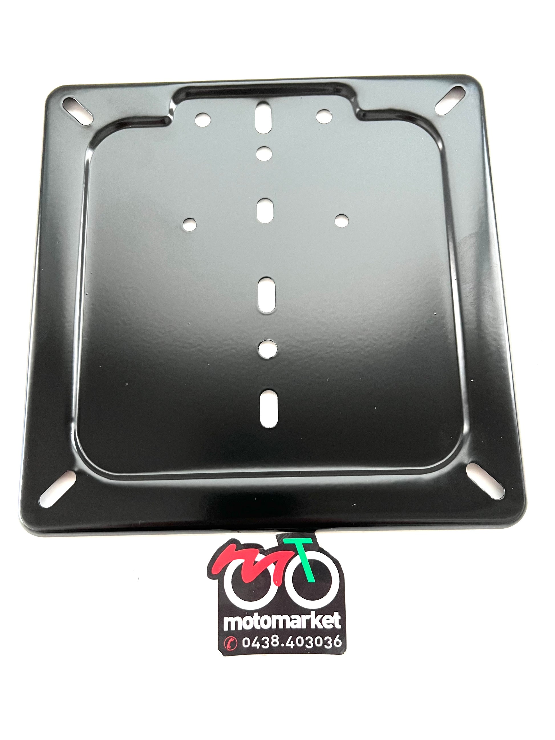 Fondello targa eupopea nera per moto art.3280NT