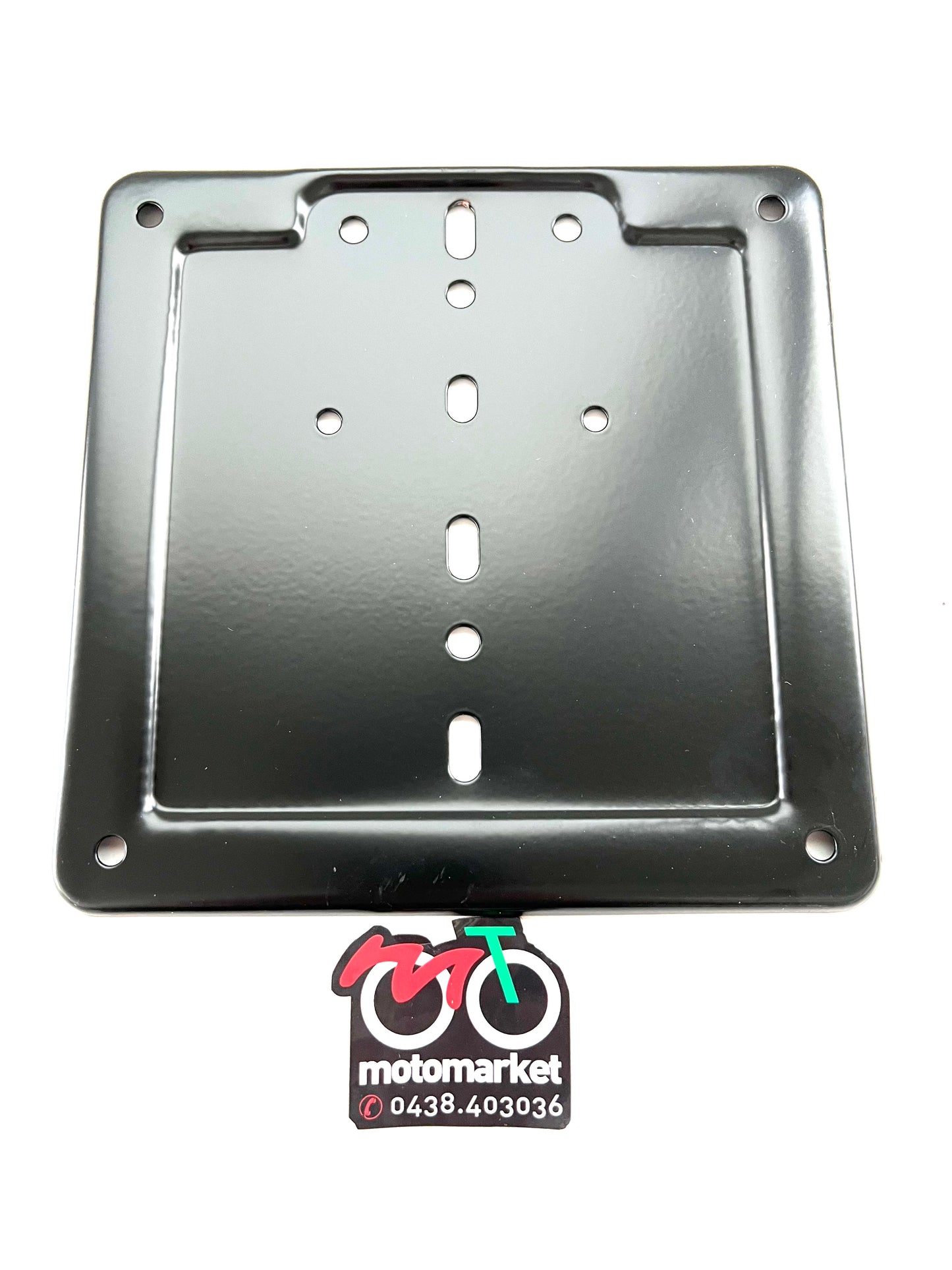 Fondello targa nero moto d'epoca dimensioni 170X170 art.3280