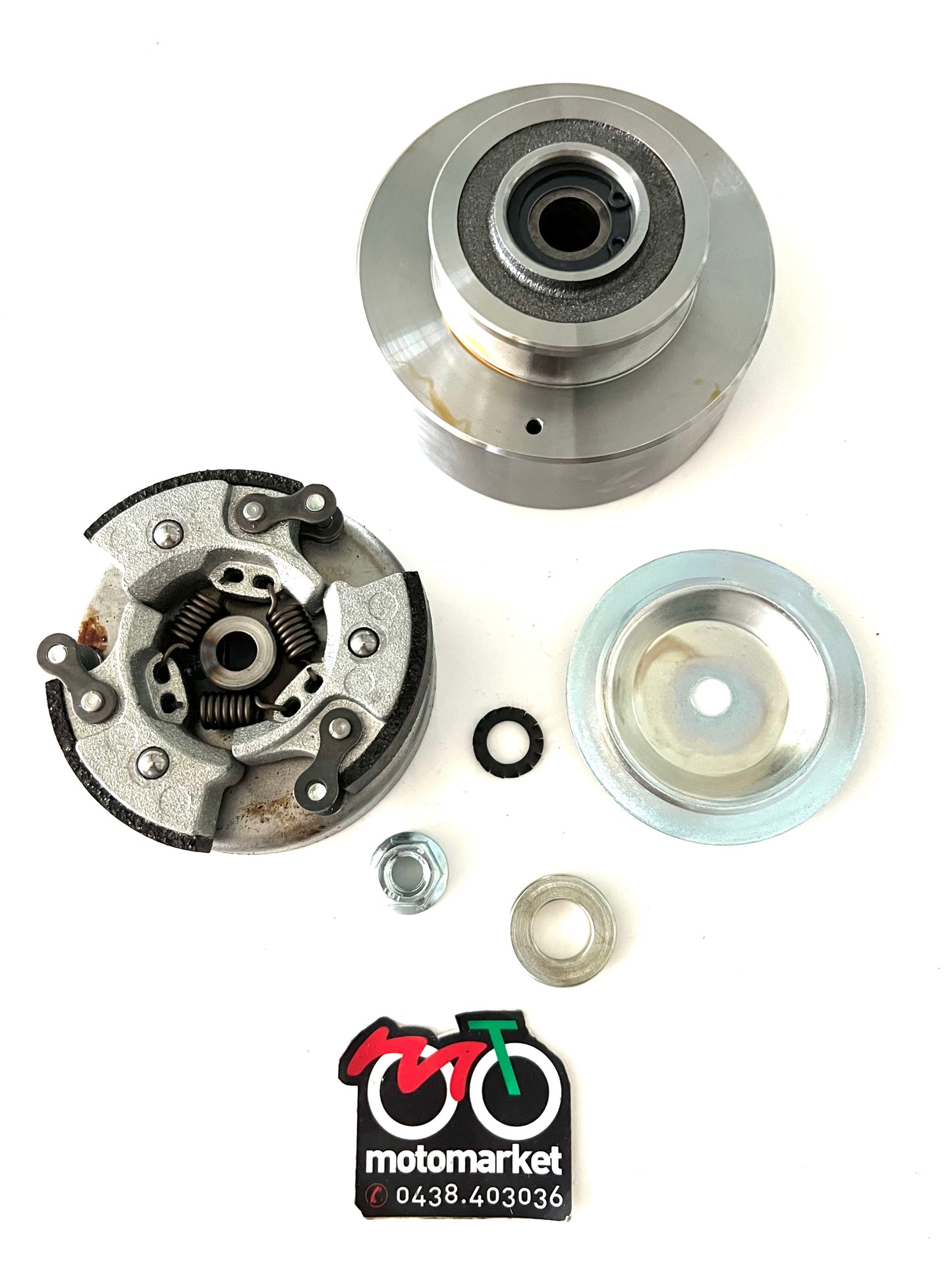 Frizione completa Piaggio Ciao-Bravo-Si-Grillo-Boss-Gilera CBA-Eco 50cc