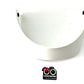 Frontino bianco per casco jet vintage