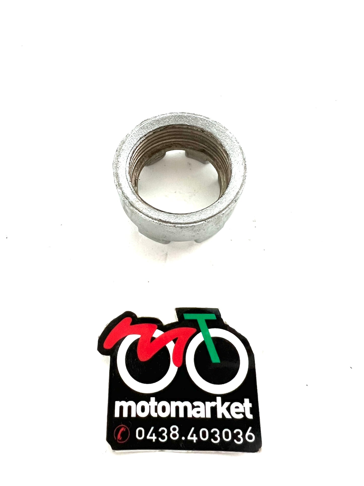 Ghiera scarico per ciclomotore D.28mm filetto D.33mm art.16284