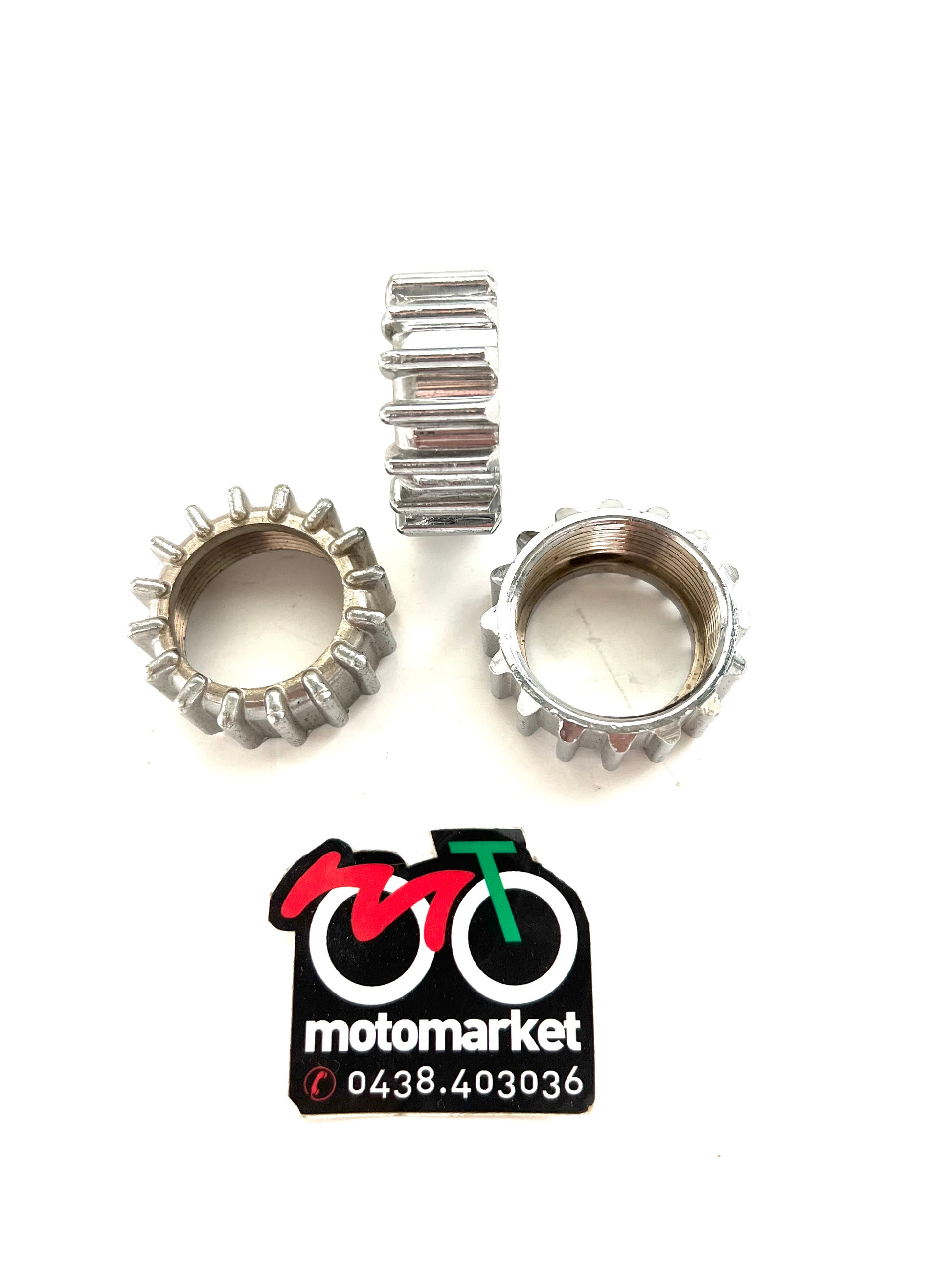 Ghiera scarico ciclomotore per collettore D.26mm filetto D.30 art.40187126