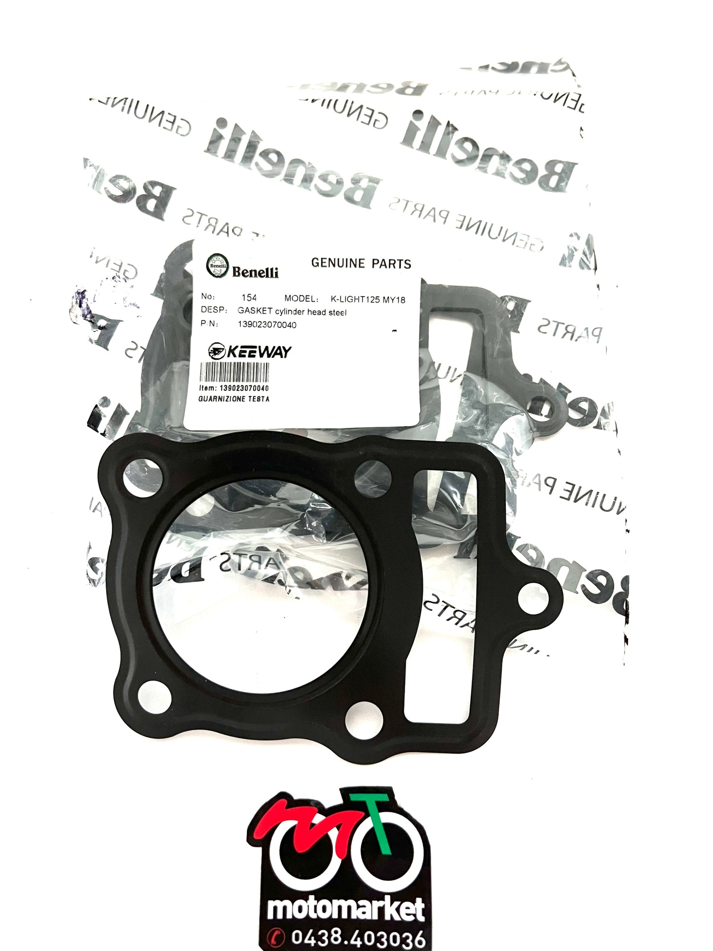 Guarnizione testa Keeway Superlight 125cc art.139023070040