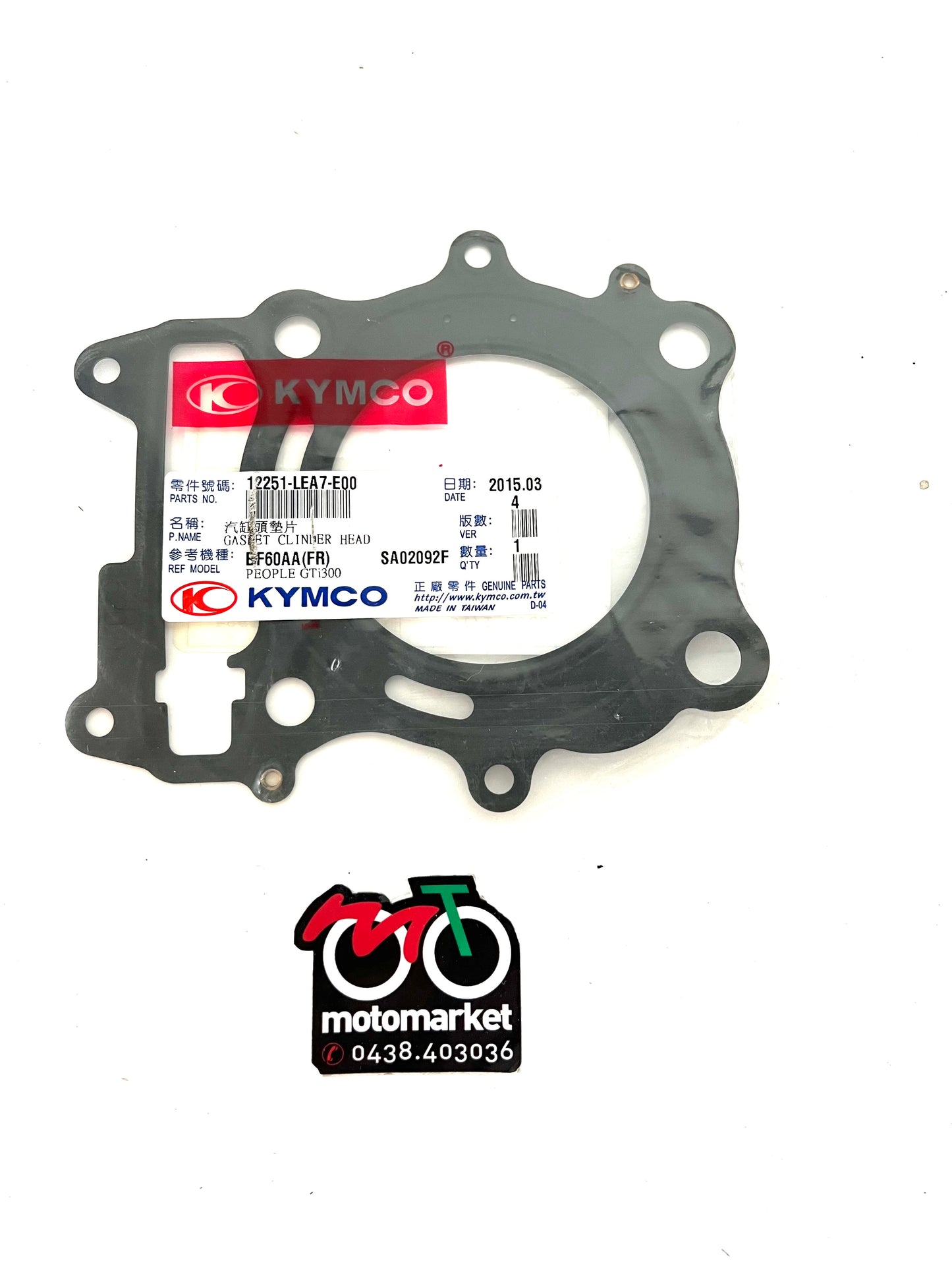 Guarnizione testa Kymco Downtown-K-XTC-People GTI-People S 300cc art.00112049