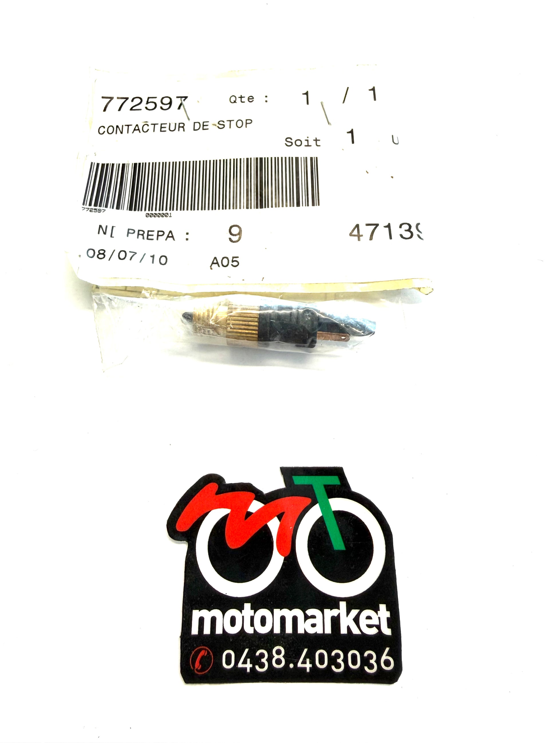 Interruttore stop DX-SX Peugeot Speedfight 3/4-Vivacity 3 50cc art.772597