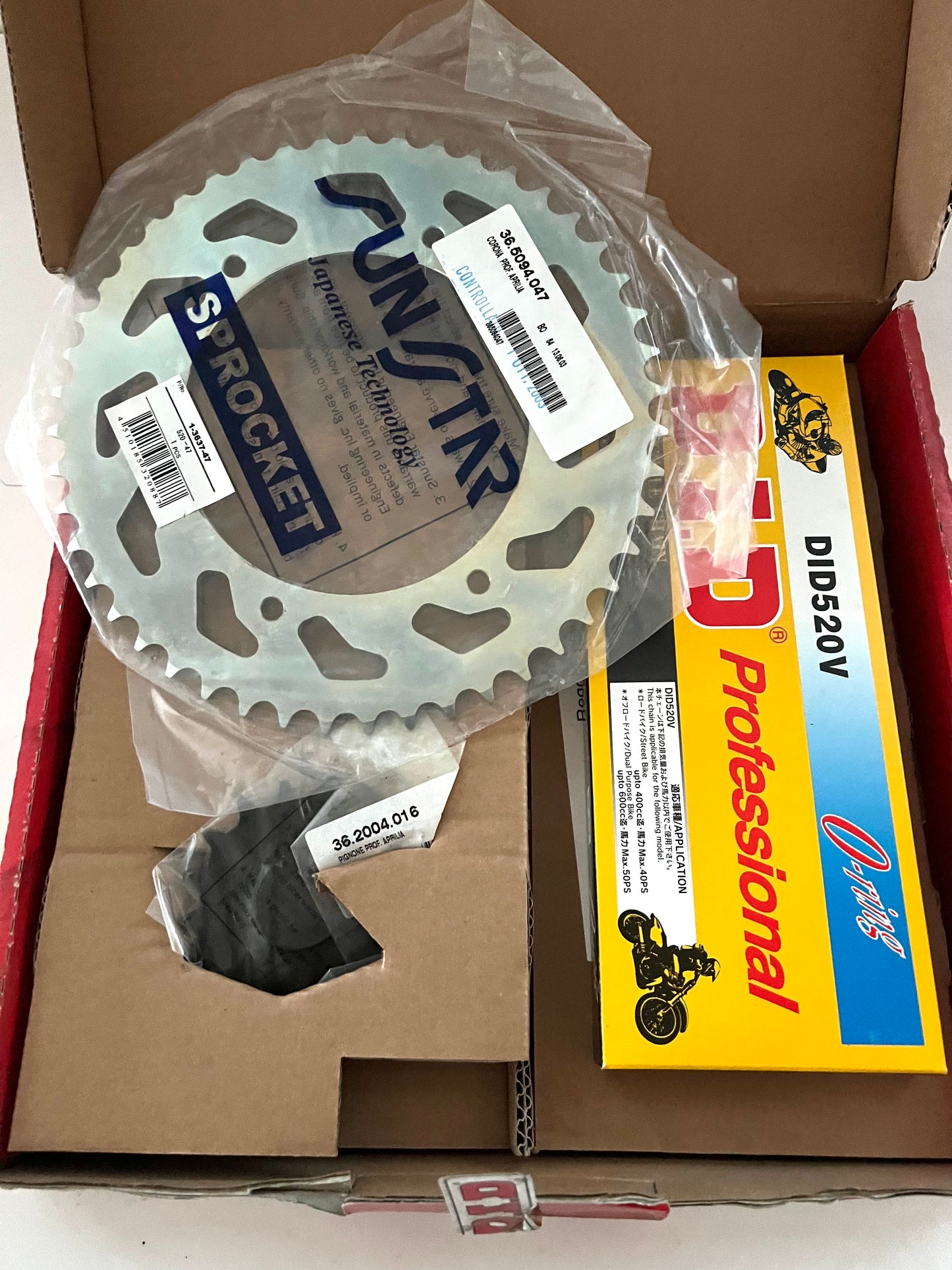 Kit catena DID BMW F650ST 1994/00 Z16-47 art.1301