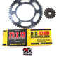 Kit catena Derbi GPR 125cc 2004/08 16-48 denti