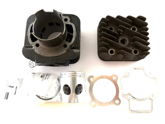 Kit cilindro modifica Top 80cc Piaggio scooter aria rettificato con pistone nuovo