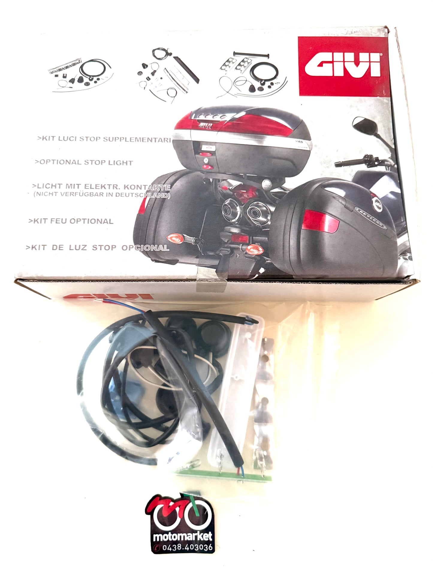 Luci stop supplementari bauletto Givi E370 art.E108