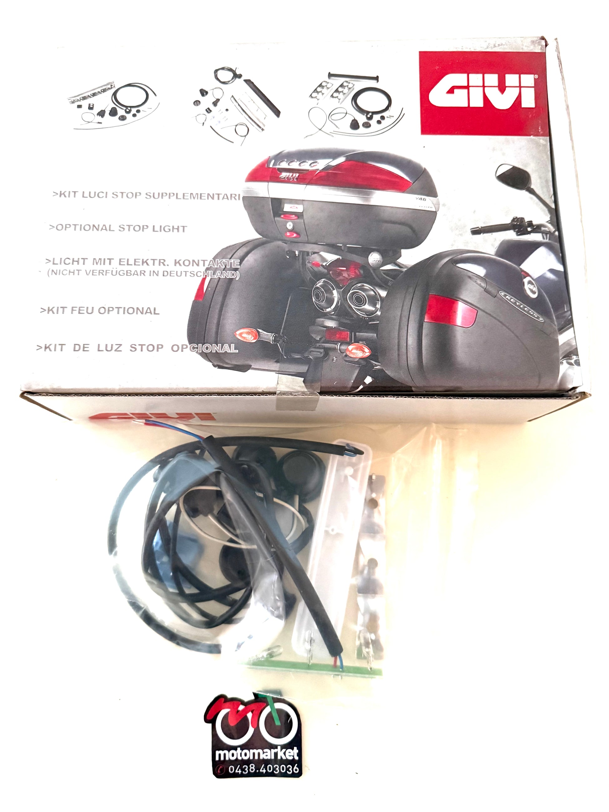 Luci stop supplementari bauletto Givi E370 art.E108