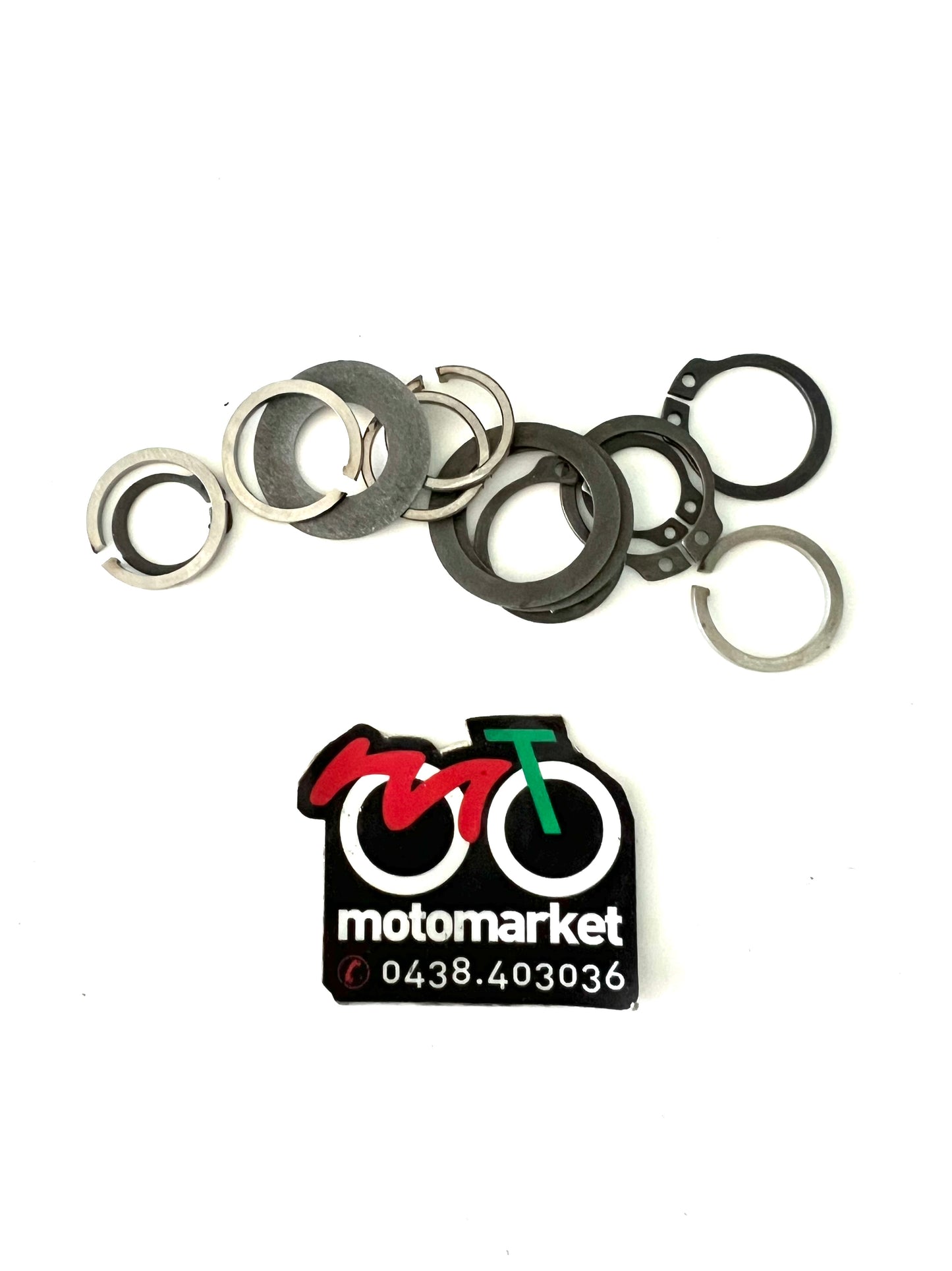 Kit rasamenti e seeger cambio Minarelli AM6 50cc 1a serie art.9935030