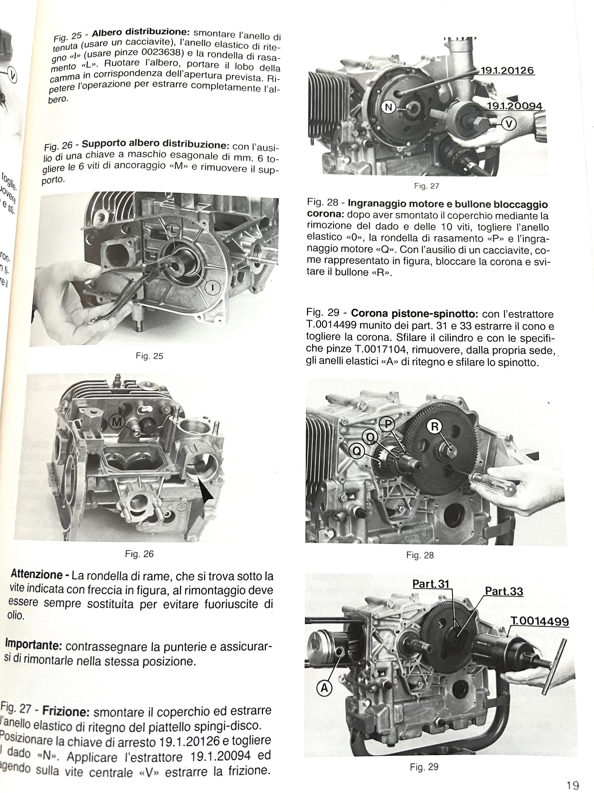 Manuale di servizio Piaggio Ape Car Diesel