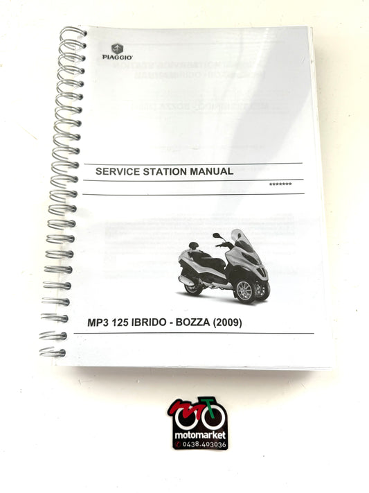 Manuale di servizio Piaggio MP3 125 ibrido