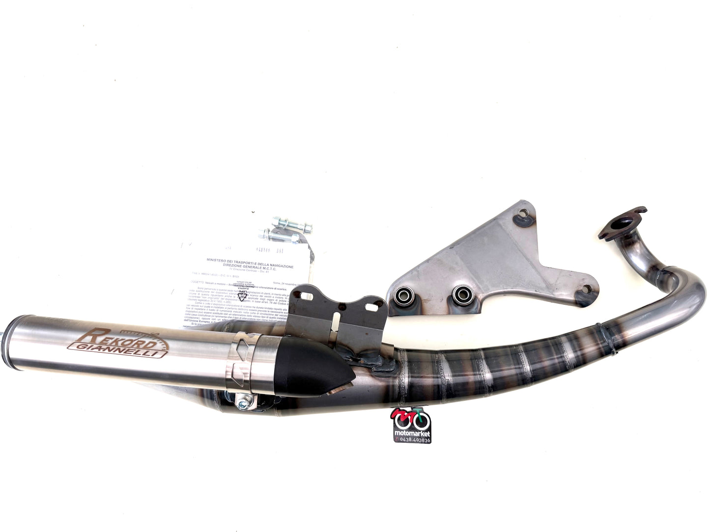 Marmitta Giannelli Rekord Aprilia SR Ditech 50 iniezione 2000/03 omologata art.31607RK