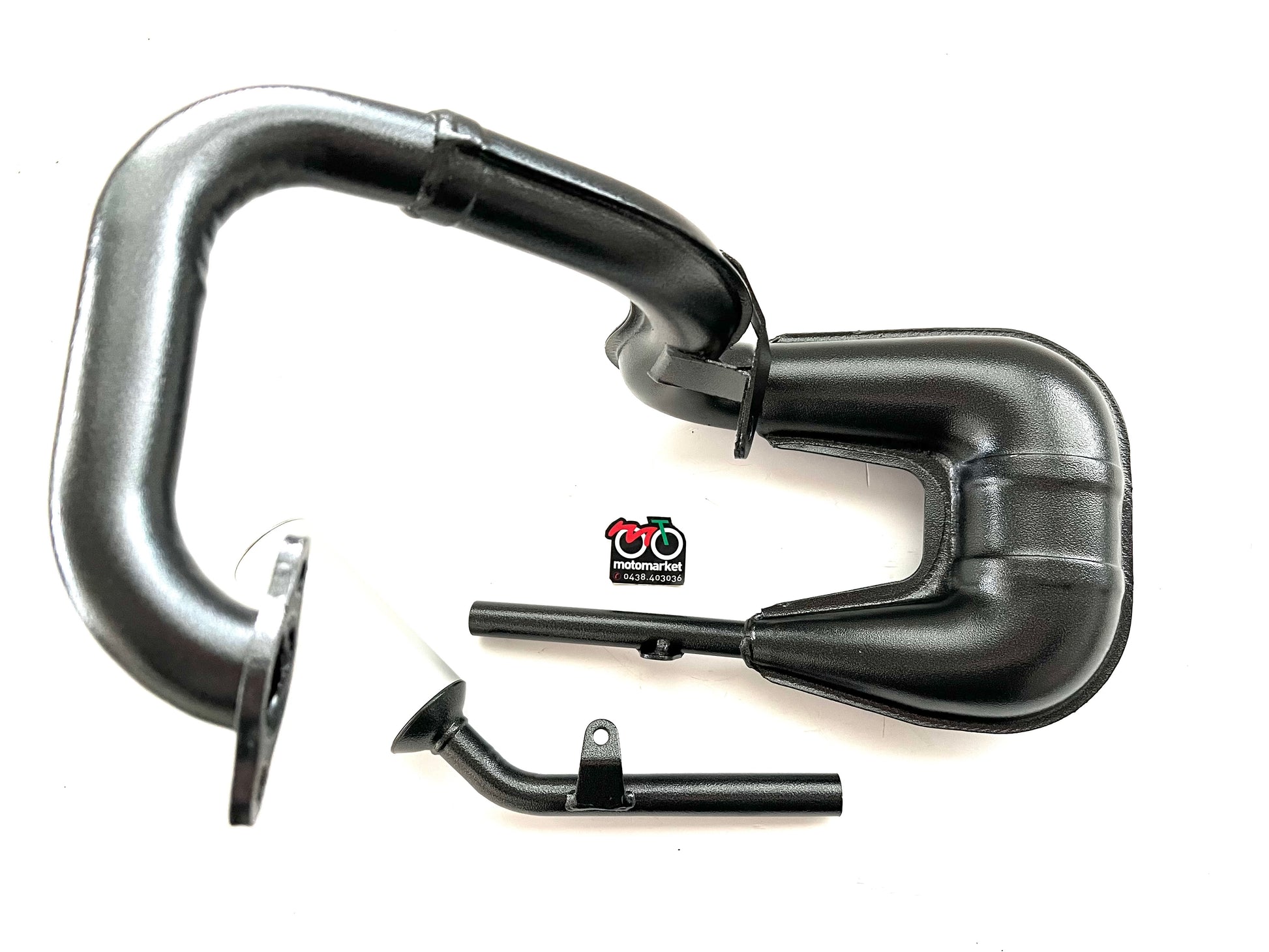 Marmitta modifica Polini Vespa 50cc passaggio sotto motore art.2002060