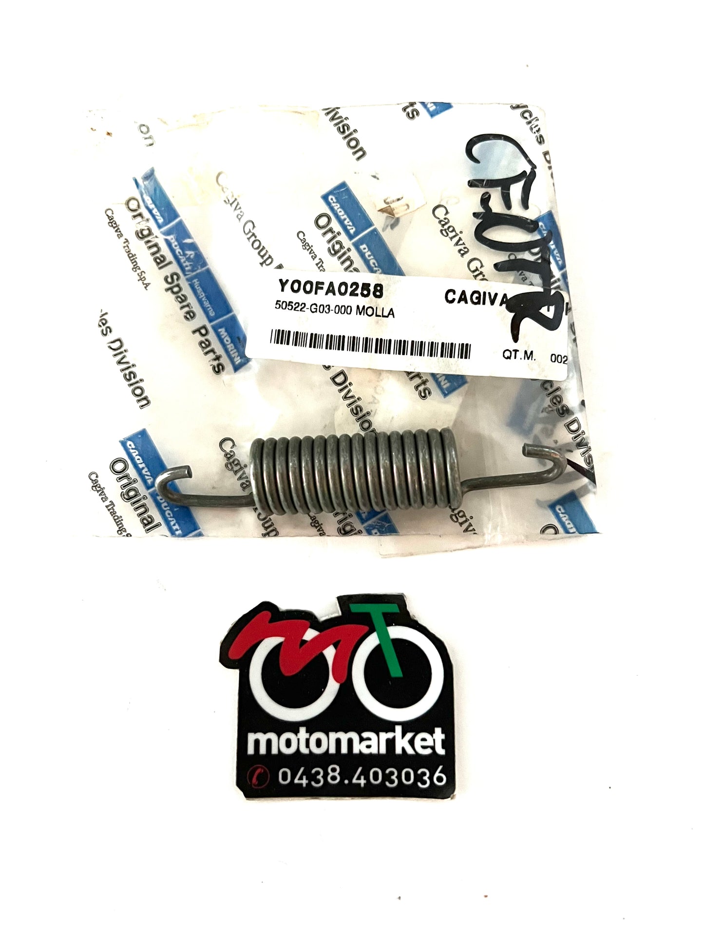 Molla cavalletto centrale scooter Cagiva City 50cc art.Y00F0258