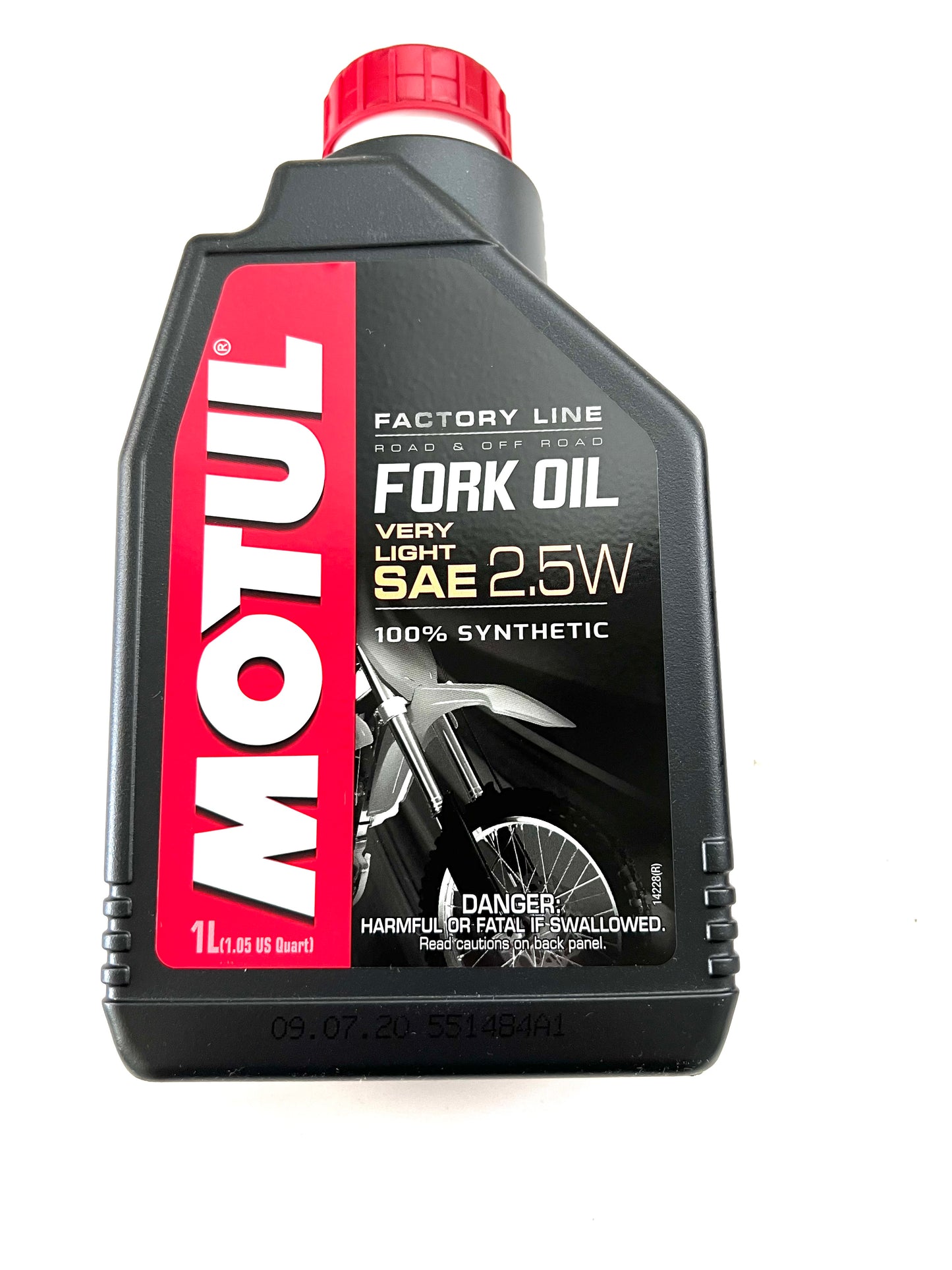 Olio forcella Motul Factory Line gradazione SAE 2,5 sintetico