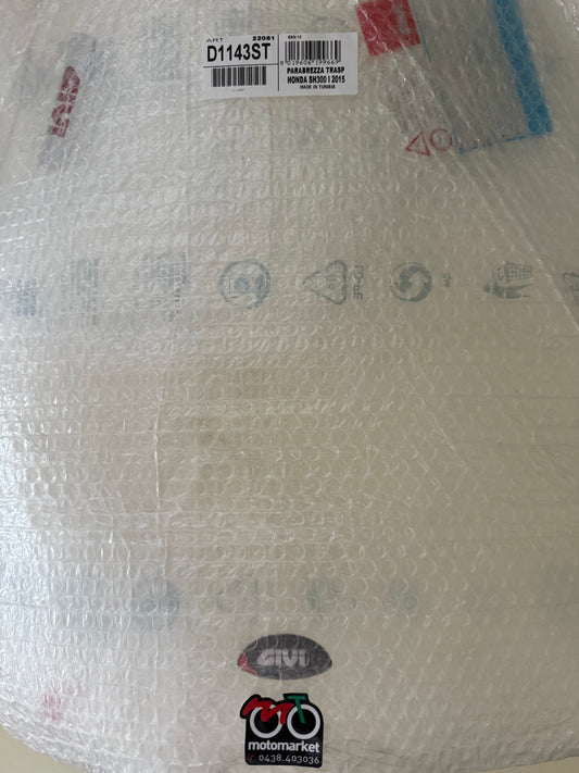 Paravento Givi Honda SH300 2015/20 mis.51X49 art.D1143ST