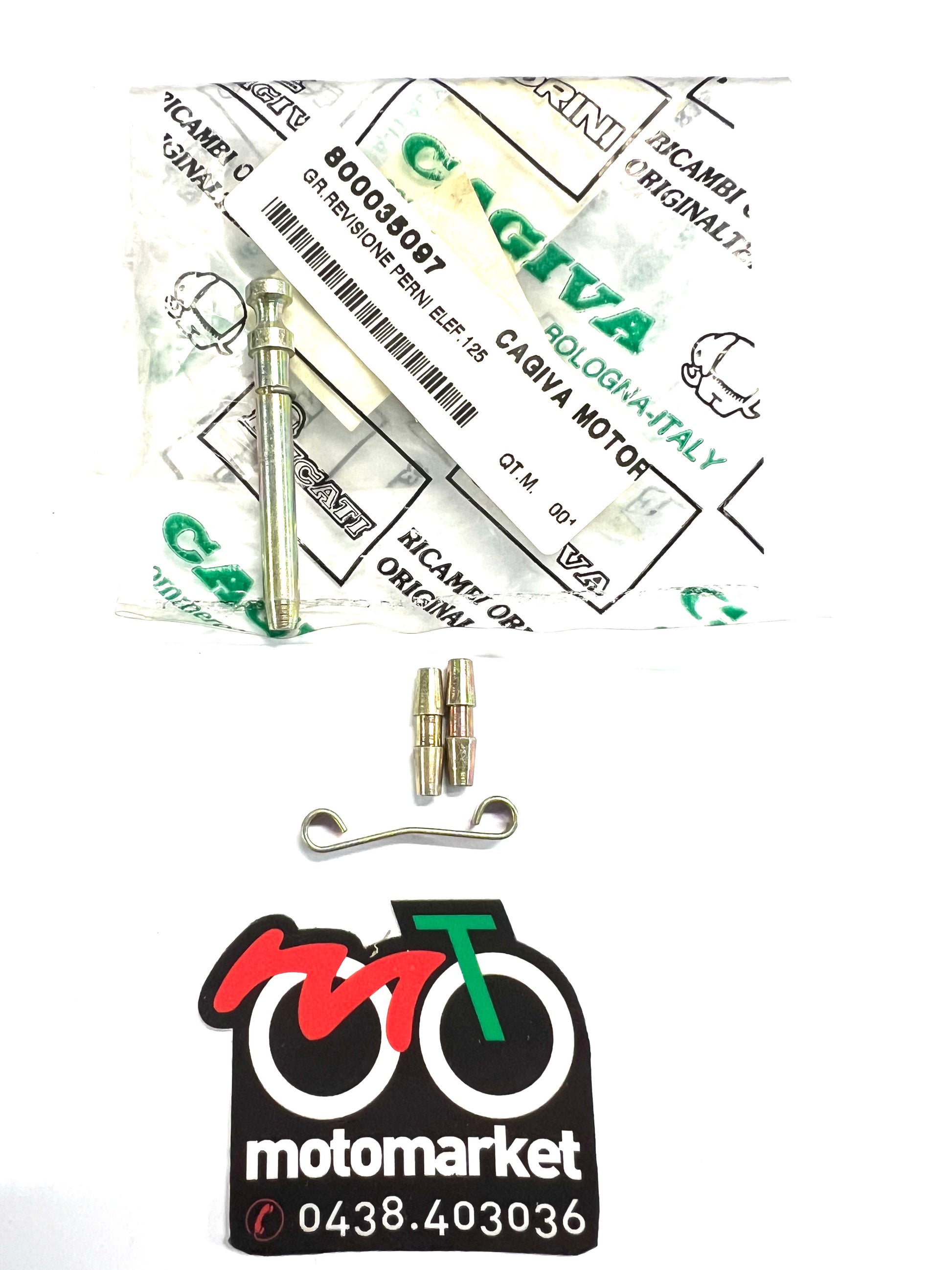 Perno pinza freno Cagiva Aletta Rossa-Elefant 125cc D.5X47 art.800035097