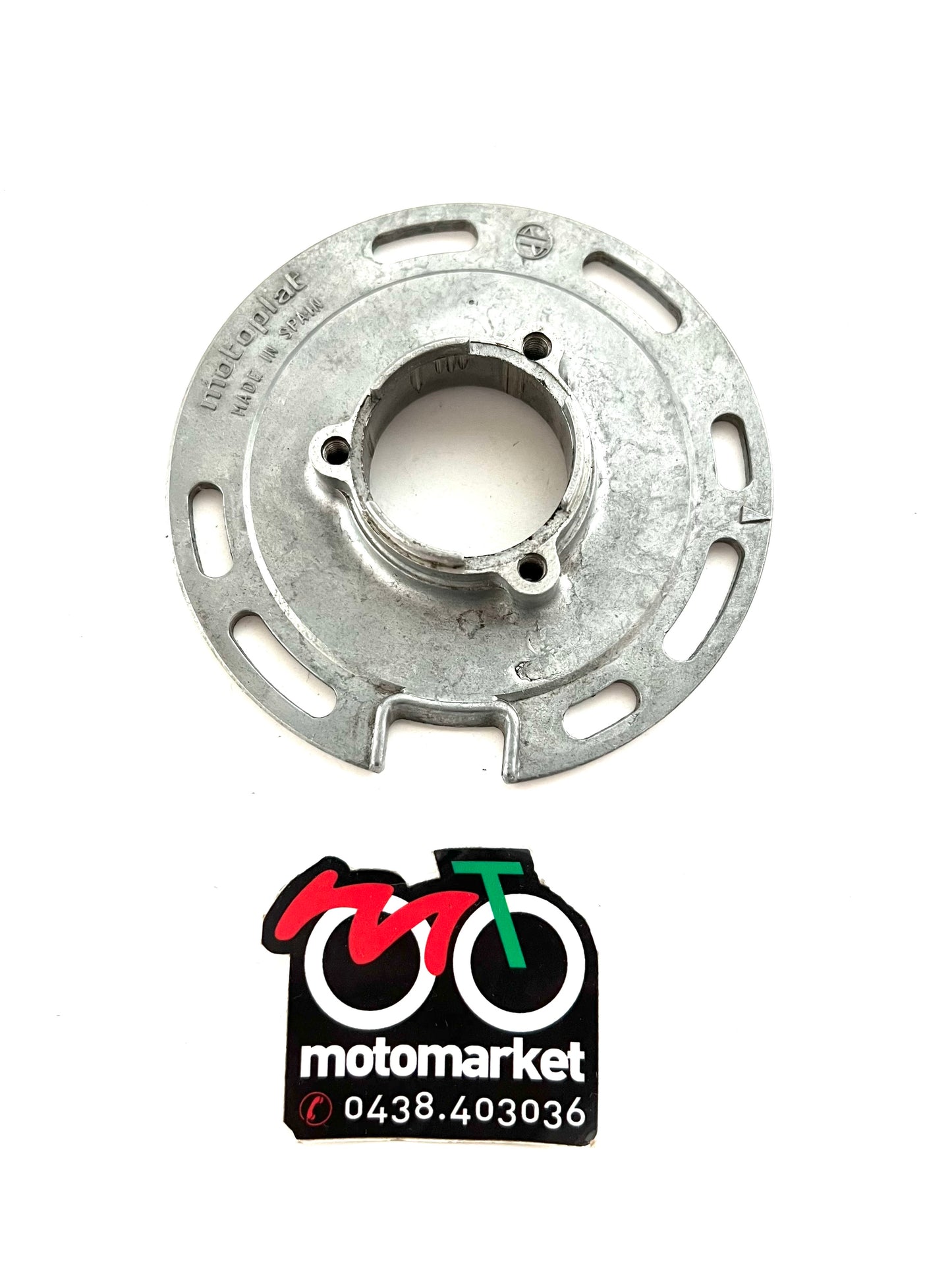 Piastra statore Motoplat diametro esterno 94mm e interno 33mm art.96562043