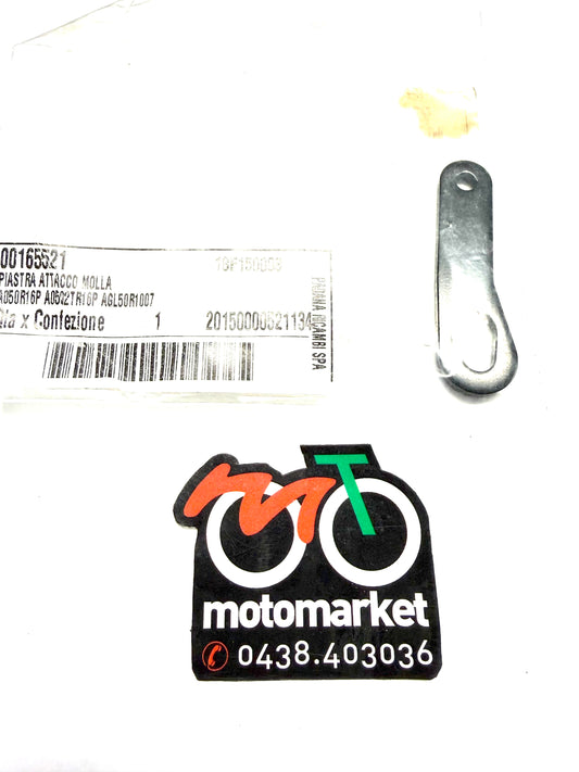 Piastrina attacco molla cavalletto laterale scooter Kymco 50-125-150-200 art.0016521