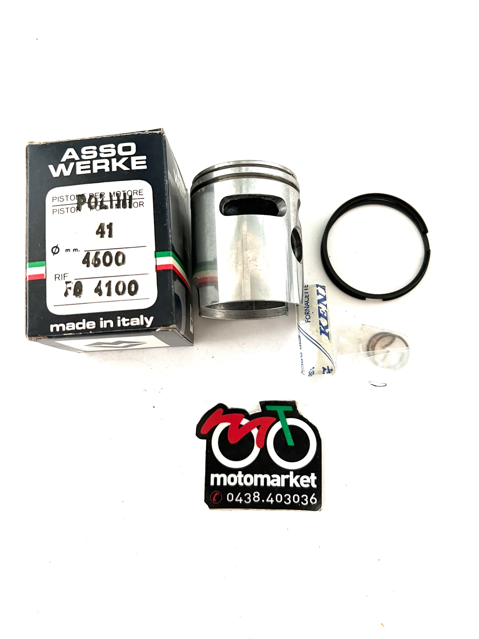 Pistone modifica Polini Ciao spinotto 12 D.41 art.4600