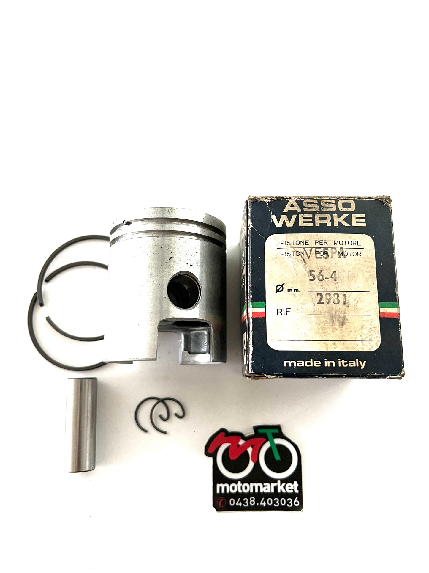 Pistone Vespa 125 Primavera D.56,4 art.2981