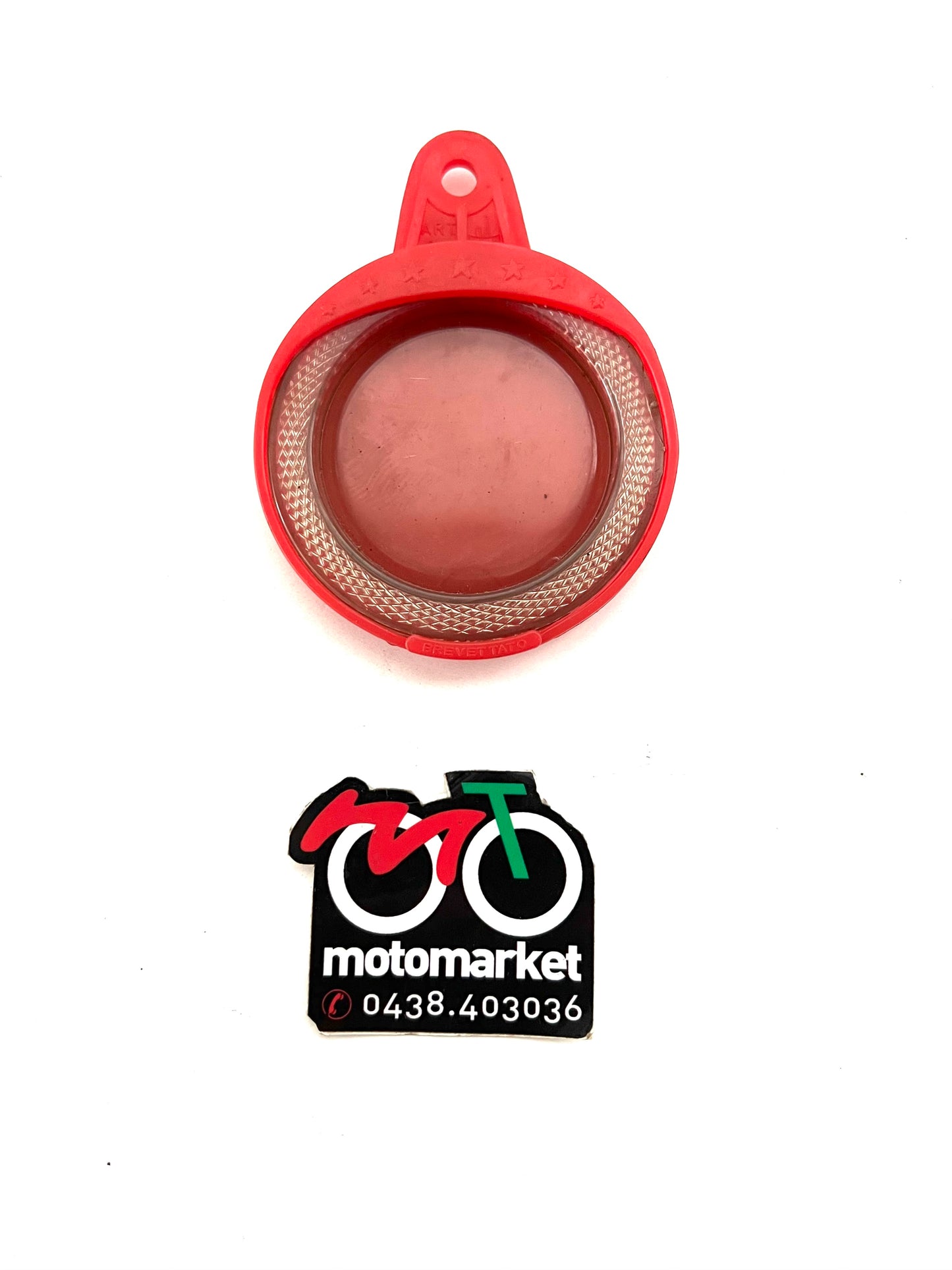 Portabollo ciclomotore epoca rosso