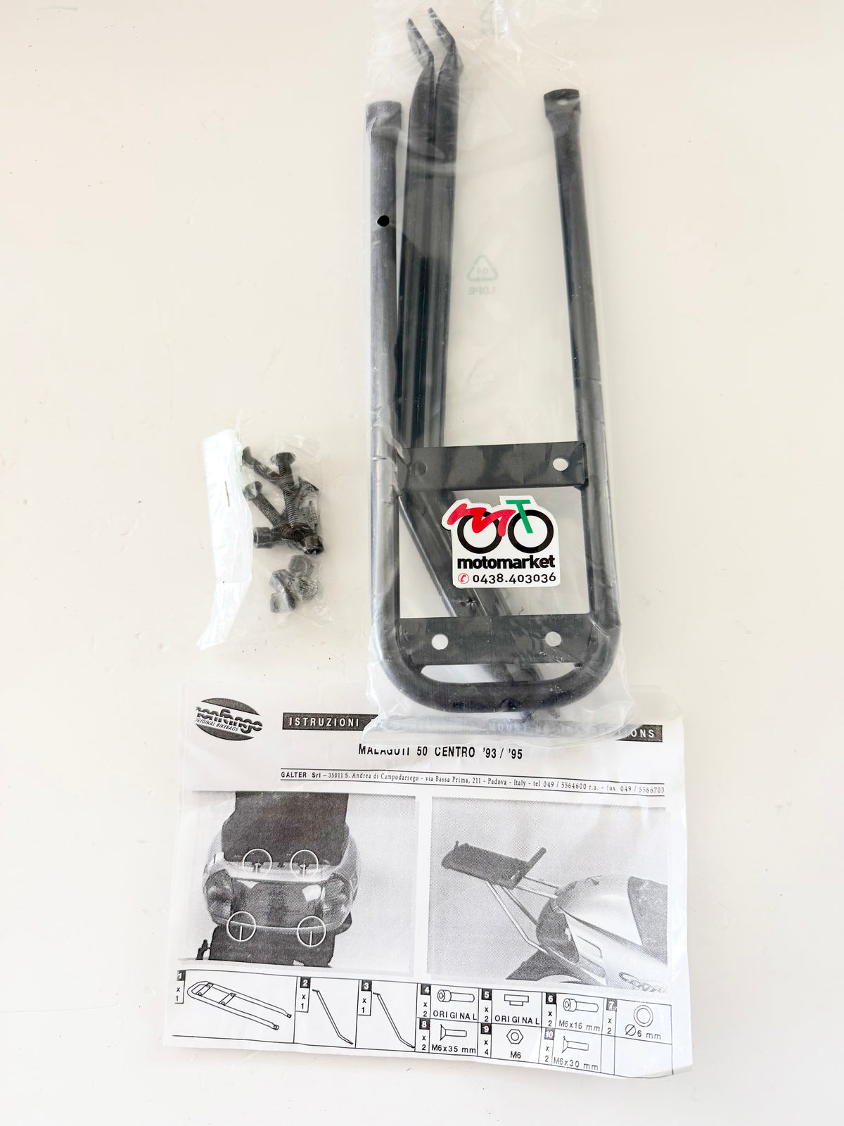 Portapacchi posteriore Malaguti Centro 50cc 2T