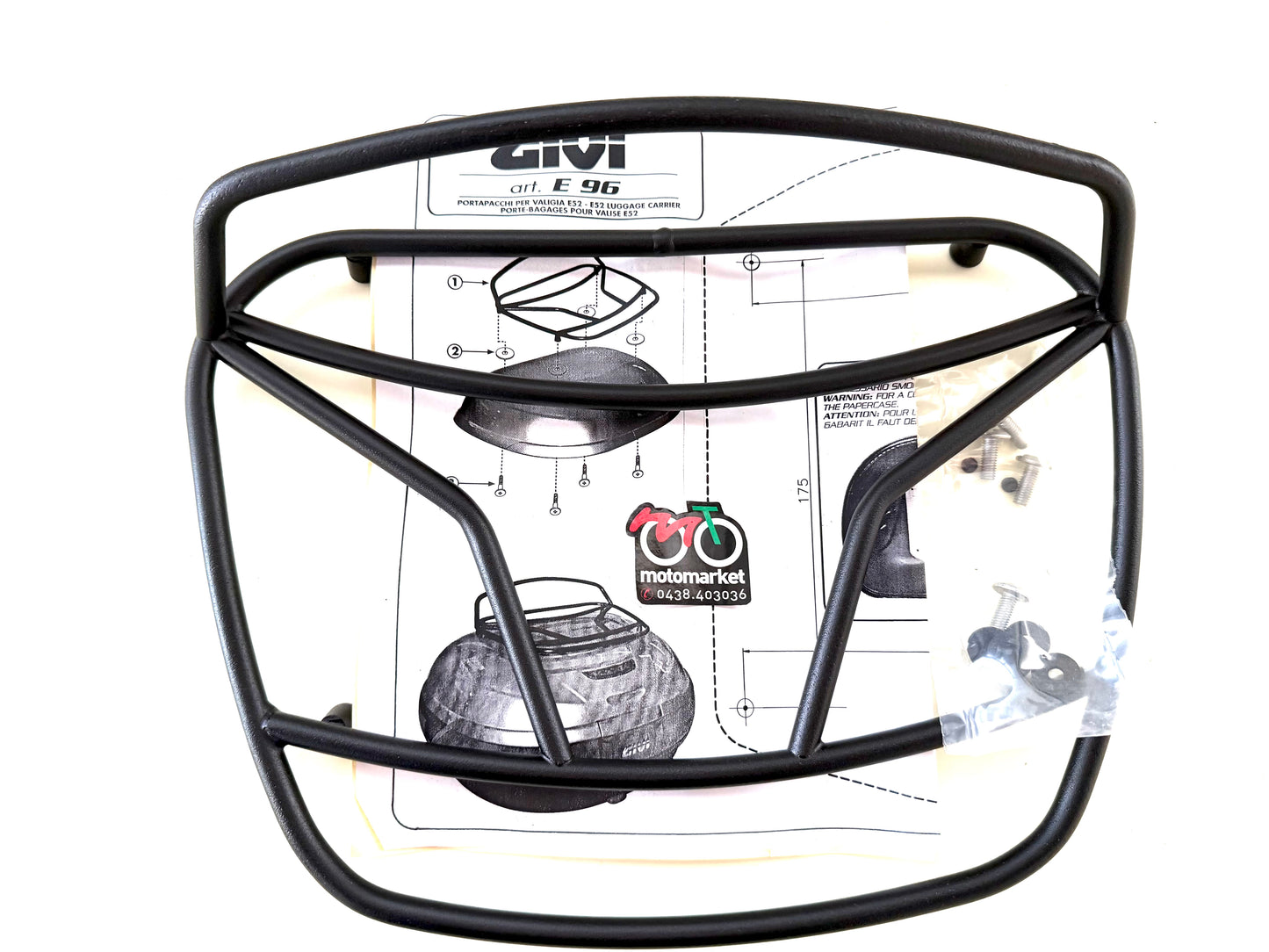 Portapacchi superiore bauletto Givi Maxia art. E96