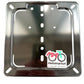 Portatarga in ferro moto Europee 177mm art.3280NT