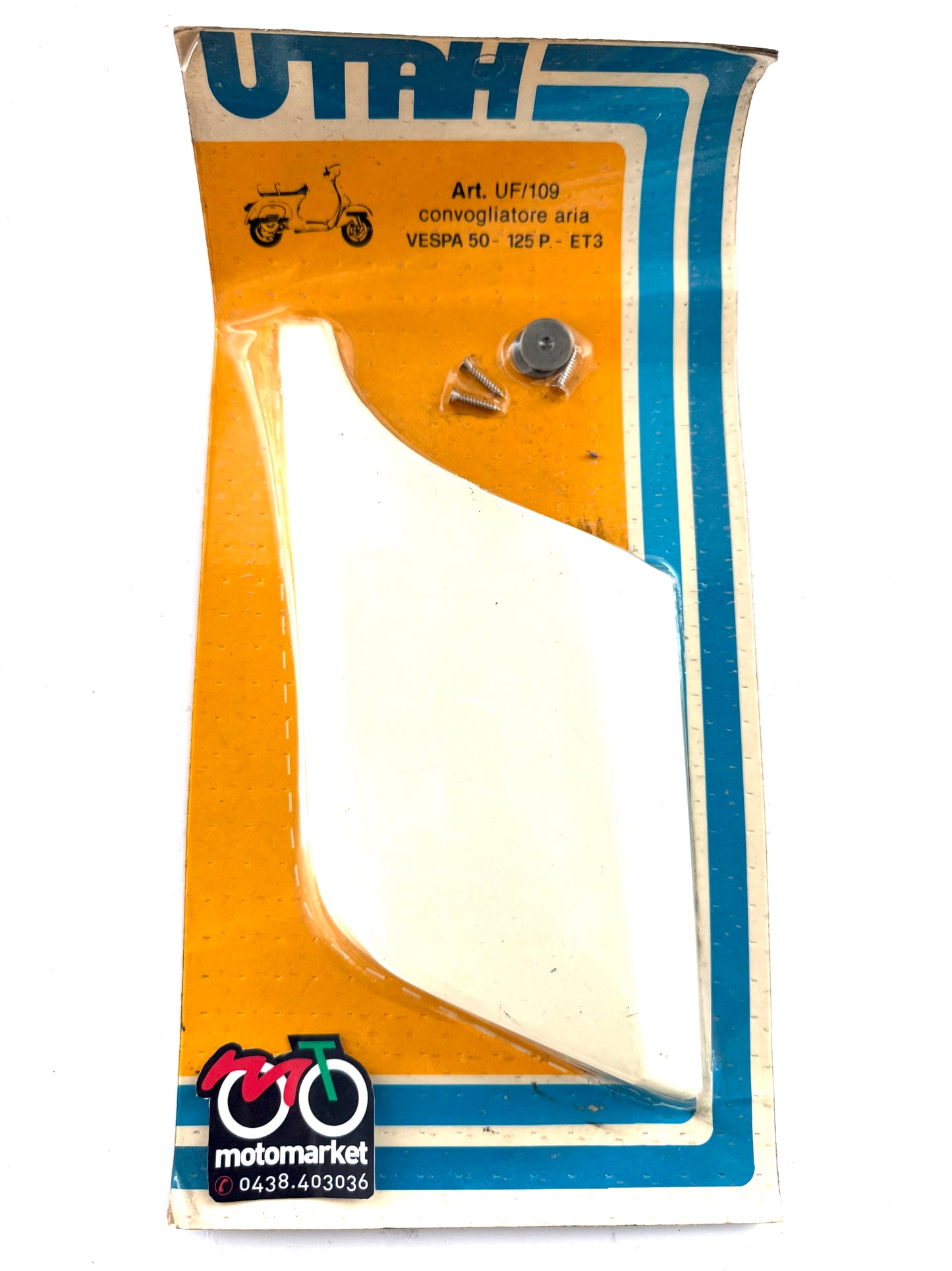 Presa d'aria Vespa 50-125 Primavera-ET3 bianca art.UF109