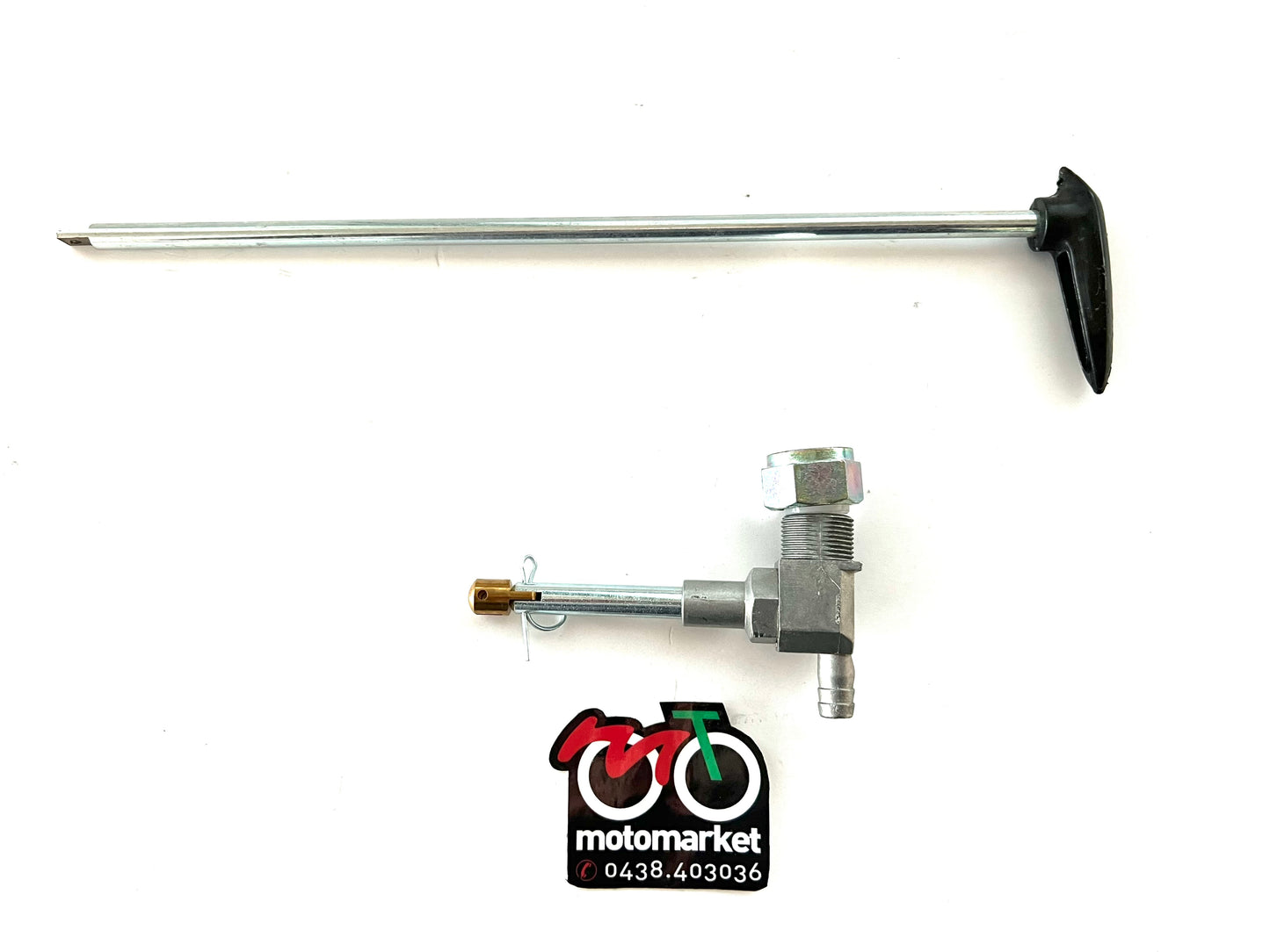Rubinetto benzina con asta Lambretta Li 125-150-200cc 3^ serie