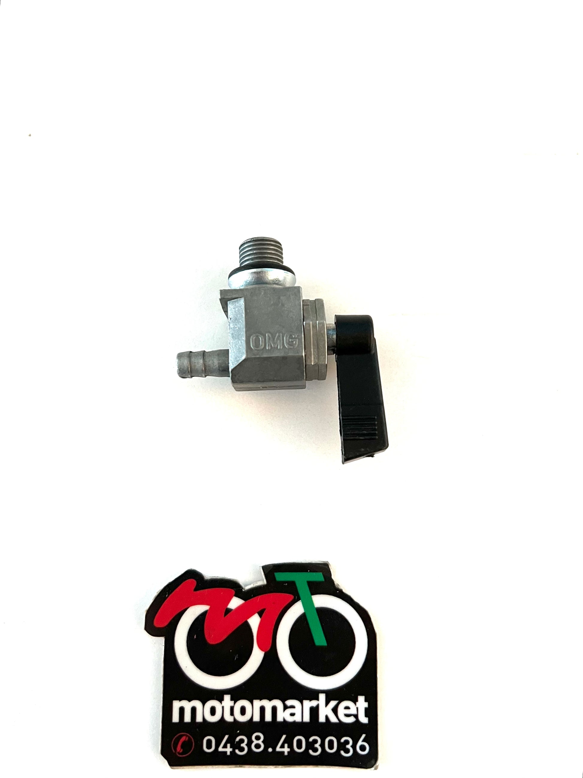 Rubinetto ciclomotore D.10mm uscita posteriore art.280063