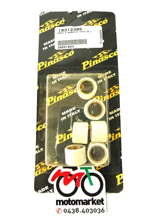 Rulli variatore 17X12,3 scooter Suzuki-Malaguti Crosser-Derbi-Cagiva F. Morini 50cc gr.5 art.10313306