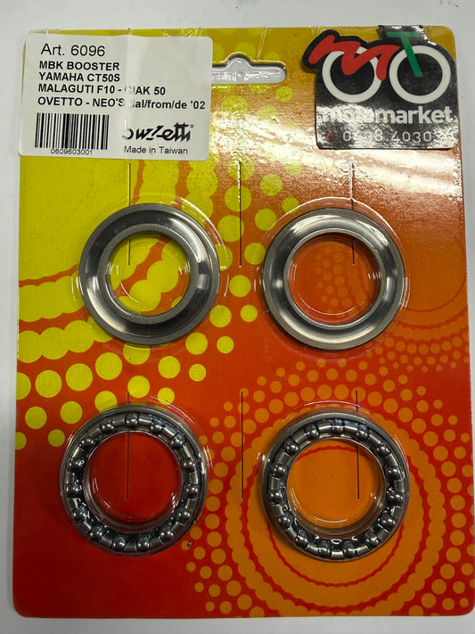 Calotte sterzo Malaguti F10-MBK Booster-Ovetto-Yamaha Neo's dal 2002 art.6096