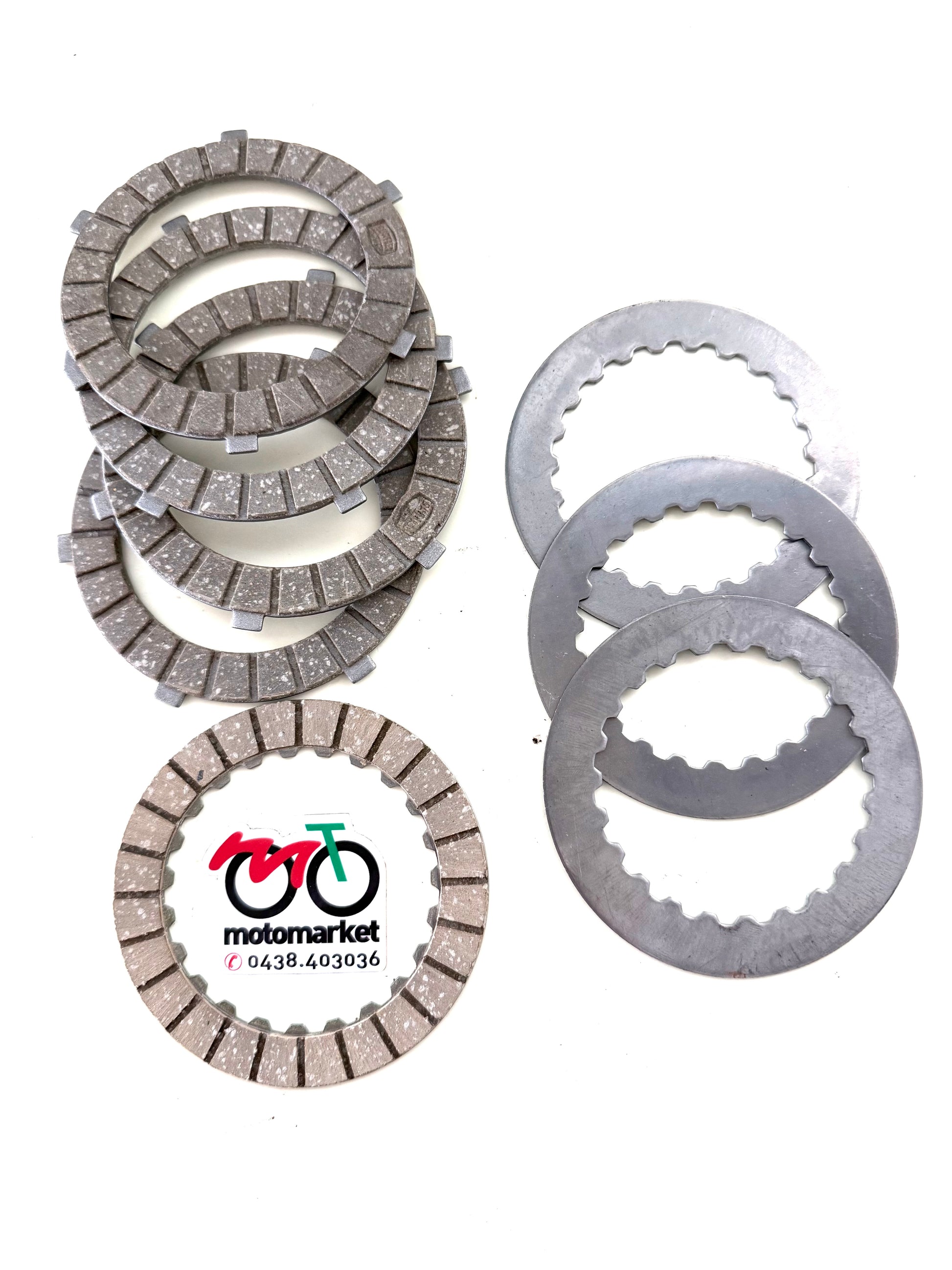 Dischi frizione completi Moto Morini 98 Sbarazzino-Corsaro 125-150 art.S1042