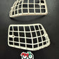 Griglie freccIa posteriori bianche Vespa PX 125-150-200