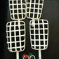 Griglie freccia bianche impianto CEV Malaguti Fifty HF-Top-Full CX 50cc art.130656