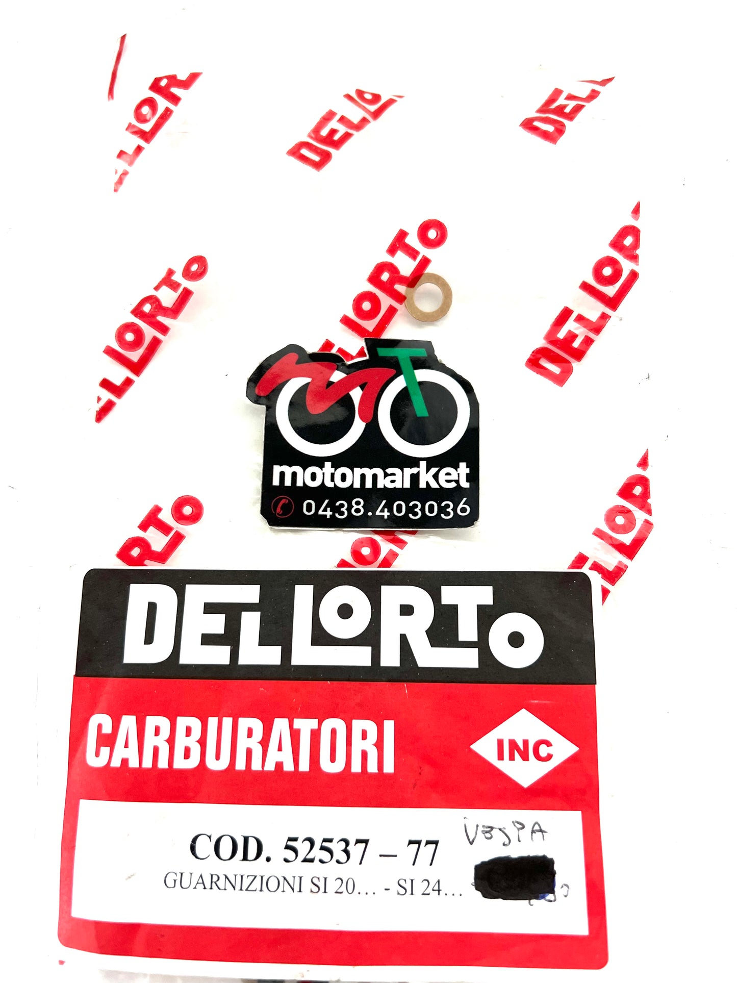 Guarnizioni carburatore Dellorto Vespa SI 20-24 art.52537-77