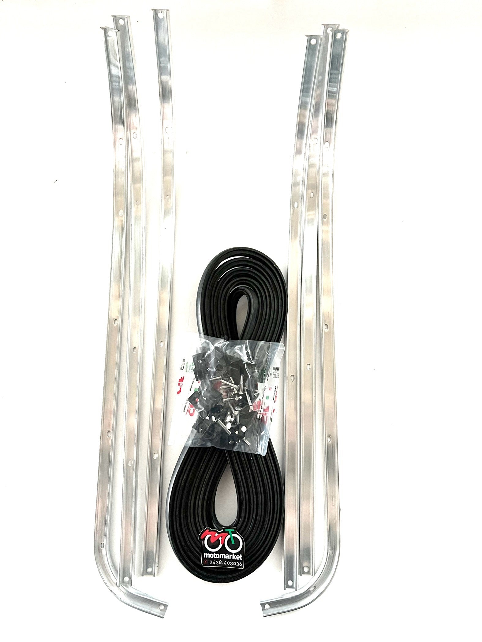 Listelli pedana poggiapiedi Vespa PX125-150-200 Arcobaleno art.5371