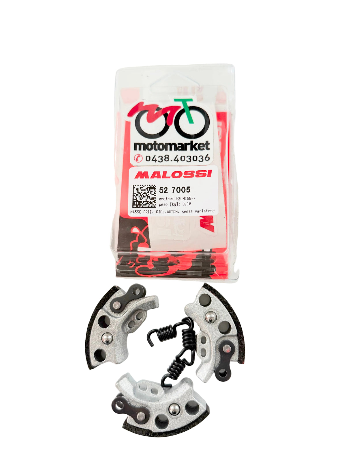 Masse frizione Malossi Piaggio Ciao-Bravo-Si-Grillo 50cc art.527005