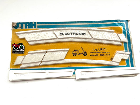 Modanature bianche parafango anteriore e scocca Vespa 50-125 Primavera-ET3