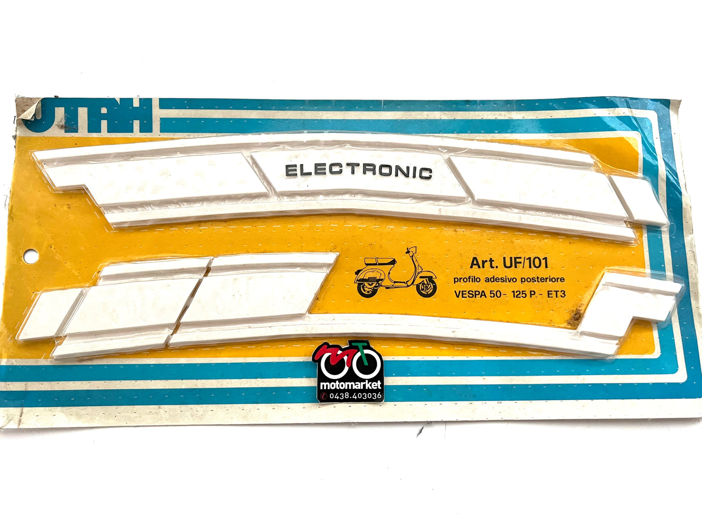 Modanature bianche scocca Vespa 50-125 Primavera-ET3 art.101