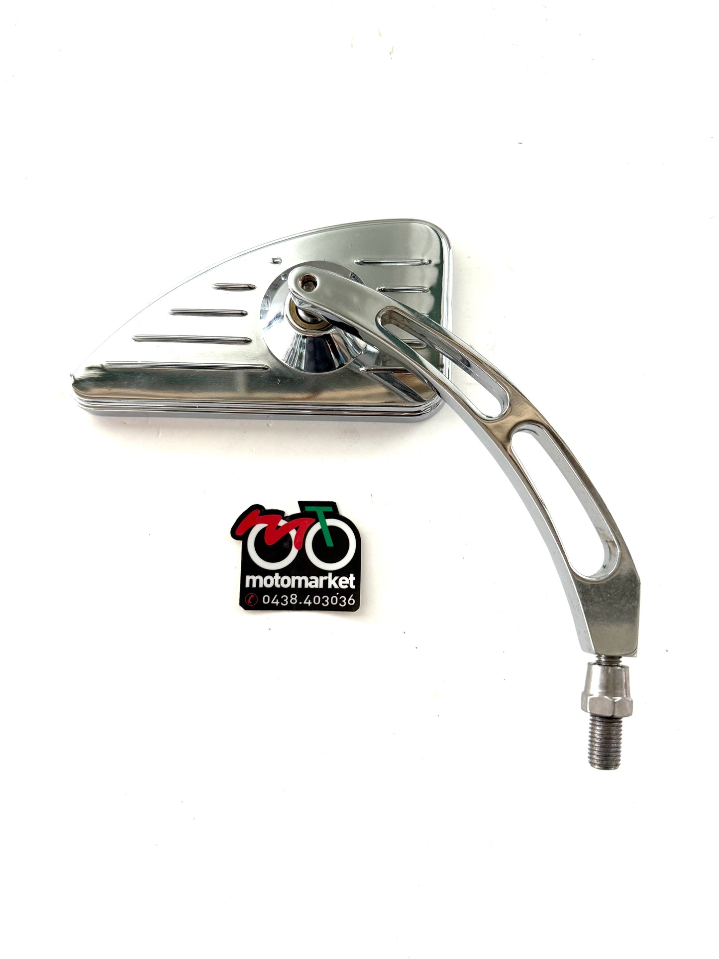 Specchio DX moto custom filetto D.10mm